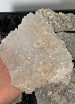 8 Pieces ! Snowflake Apophyllite Crystals Lot