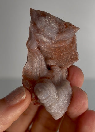 Unusual ! Amethyst after Chalcedony  Specimen PM1730