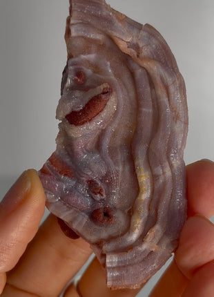 Unusual ! Amethyst after Chalcedony  Specimen PM1736