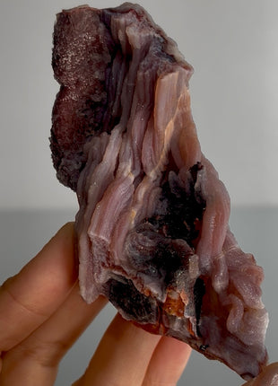 Unusual ! Amethyst after Chalcedony  Specimen PM1738