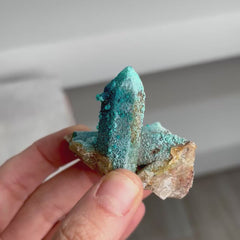 Collection image for: Blue Chrysocolla with Quartz