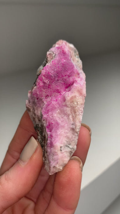 Candy Pink Cobaltocalcite - From Oumlil mine, Morocco