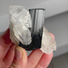 Collection image for: Black Tourmaline with Quartz