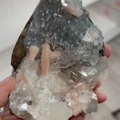 Collection image for: Green Apophyllite with Stilbite