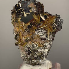 Collection image for: Golden Rutile with Hematite