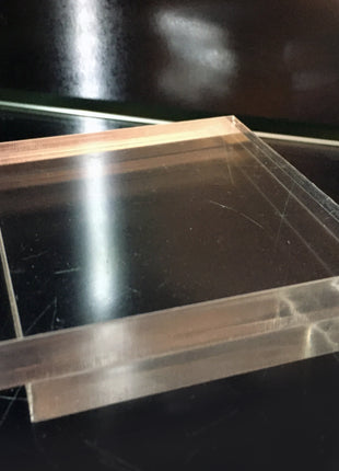 140 mm x 10 mm Acrylic Mineral Display Stands Lot of 10 Pieces