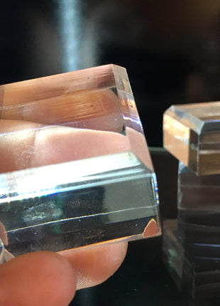 40 mm x 20 mm Acrylic Mineral Display Stands Lot of 20 Pieces
